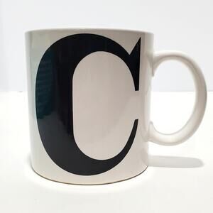 Vtg Monogram Letter C Coffee Mug Made in Japan